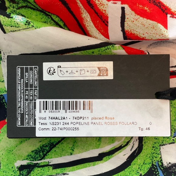 Versace Jeans Couture - Button-Front Striped Rose Shirt - Picture 13 of 14